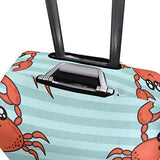 Suitcase Cover Suitcase Cute Crabs Luggage Cover Travel Case Bag Protector for Kid Girls Luggage