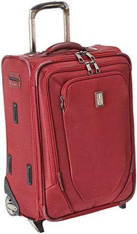 Travelpro Crew 10 20 Inch Expandable Business Plus Rollaboard, Merlot, One Size
