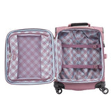 Travelpro Maxlite 5 | 3-Pc Set | Int'L Carry-On & 25" Exp. Spinners With Travel Pillow (Dusty Rose)