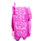 Sanrio Hello Kitty Rolling Backpack Kitty Wheeled 12" Backpack Pink