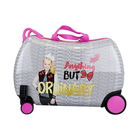 Nickelodeon JoJo Siwa - Carry On Luggage Kids Ride-On Suitcase