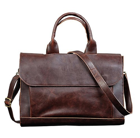 Men Bags, Berchirly PU Faux Leather Office Briefcase Handbag Cross Body Tote Bag