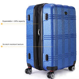 Expandable Spinner Luggage Set,TSA lightweight Hardside Luggage Sets, 20" 24"28 inches Luggage