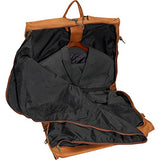 David King Leather 42" Deluxe Garment Bag In Black