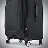 Samsonite Solyte DLX Expandable Softside Carry On with Spinner Wheels, 21 Inch, Midnight Black