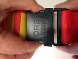 Orb Travel Premium Designer Luggage Strap -Ls301-B-Stars-Stripes-Blue/Red/White