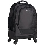 Kenneth Cole Reaction 1680D Coated Polyester Double Gusset 4-Wheel 17.0” Computer Laptop