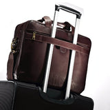 Samsonite Colombian Leather Toploader, Brown, One Size