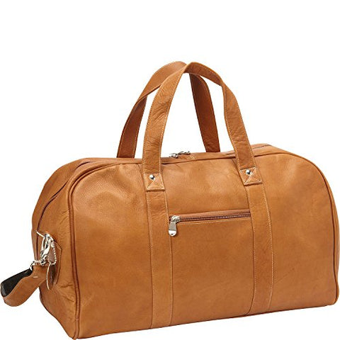 David King Vaquetta Leather Deluxe A Frame Duffel In Tan
