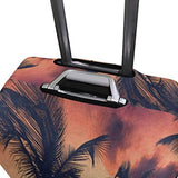 Luggage Cover Orange Sunset Palm Tree Beach Travel Case Suitcase Cover Bag Protector 3D Print