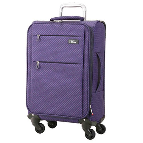 Skyway Fl-Air-Air 20-Inch 4 Wheel Expandable Carry-On, Royal Paisley, One Size