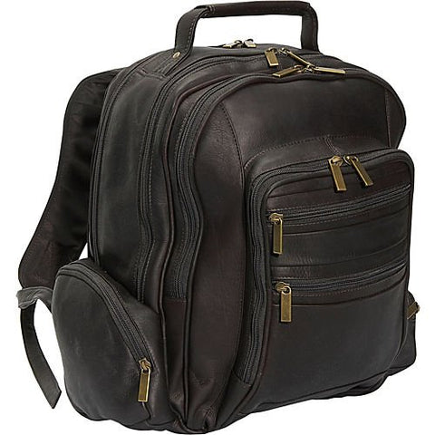David King & Co. Oversize Laptop Backpack Plus, Cafe, One Size