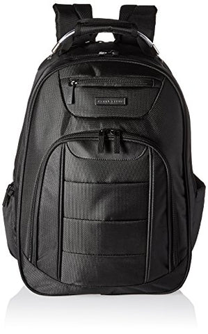 Perry Ellis Men'S M327 Business Tablet Compartment Laptop Backpack, Black, One Size