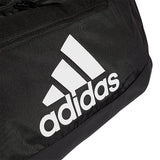 adidas Defender 4 Large Duffel Bag, Black/White, One Size