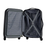 Travelers Club "Chicago" 20" Hardside Expandable Spinner Carry-On Luggage