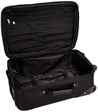 Rockland Luggage 4 Piece Set, Black/Gray, One Size