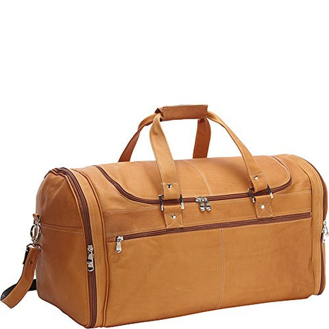 David King & Co. Deluxe Extra Large Multi Pocket Duffel, Tan, One Size