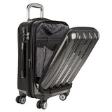 Delsey Luggage Aero Hardside Carry On And Check In, Charcoal