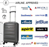 x2 Maximum Allowance Airline Approved Delta United Southwest Carryon Suitcase