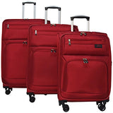 Skyway Sigma 5.0 3-Piece Expandable Luggage Spinner Set: 29", 25", and 21" (Merlot Red)