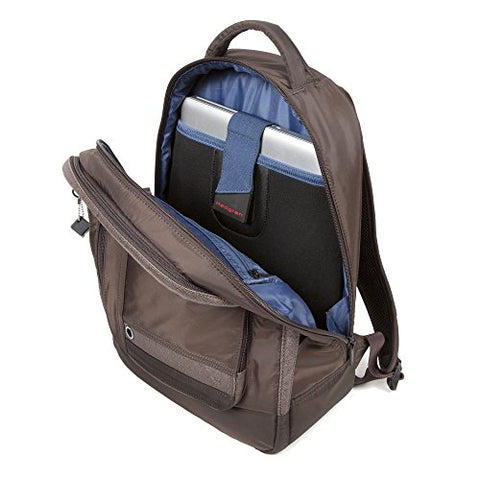 Hedgren Zeppelin Helium Backpack Sepia/Brown - Padded Laptop Bag - Very Durable Backpack - Padded
