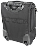 Ful Crosby Carry-on Luggage, Narrow Profile for Underseat Storage, Black"