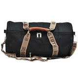 "E-Z Tote" Sports Duffel Bag/All Purpose Duffel Bag Size 18"/24" In 2 Colors (18", Black)