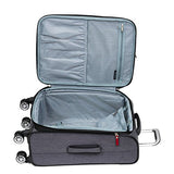 Ricardo Beverly Hills Luggage Shasta Lake 21" Carry On Suitcase, Charcoal