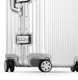 Rimowa Topas Iata Carry On Luggage 21" Inch Multiwheel 32L Tsa Lock Spinner Suitcase Silver
