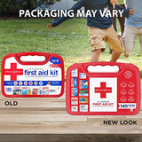 Johnson & Johnson All-Purpose Portable Compact Emergency First Aid Kit for Travel Home & Car, 140 pc