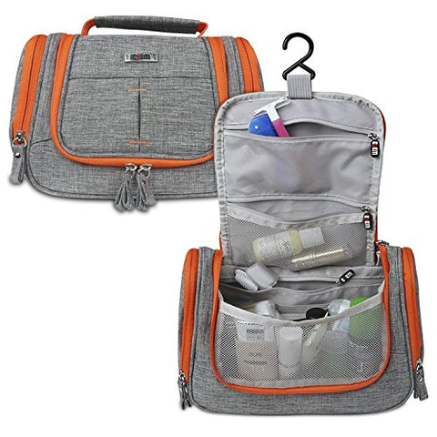 Bubm Toiletry Bag - Travel Kit Organizer Bag For Women Makeup & Men Grooming Cosmetic Case With
