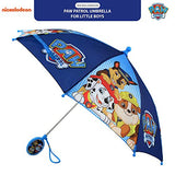 Nickelodeon Little Boys Paw Patrol Character Rainwear Umbrella, Dark Blue,  Ages 3-7