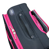 Mia Toro Italy Piuma Softside 24 Inch Spinner Luggage-Green