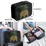Travel Bags Skull Pineapple Portable Handbag Trolley Handle Luggage Bag