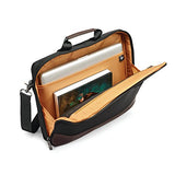 Samsonite Kombi Slimbrief Briefcase, Black/Brown