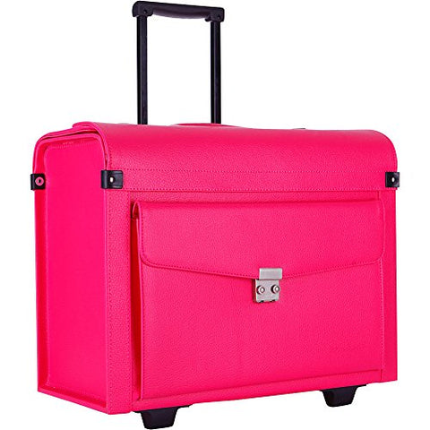 Bombata Trolley Aviatore for 15 Inch Laptop (One Size, Pink)
