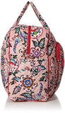 Vera Bradley womens Iconic Grand Weekender Travel Bag, Signature Cotton, Stitched Flowers, One Size