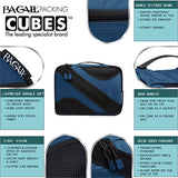 BAGAIL 4 Set Packing Cubes,Travel Luggage Packing Organizers with Laundry Bag Navy