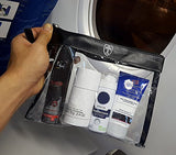 Travando Clear Toiletry Bag With 7 Bottles (Max.3.38Oz) | Tsa Travel Set For Liquids |