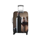InterestPrint Funny Red Wine Bottle Grapes Travel Luggage Cover Suitcase Baggage Protector Fits 18"-21" Luggage