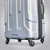 Samsonite Centric Expandable Hardside Checked Luggage With Spinner Wheels, 24 Inch, Silver