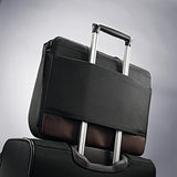 Samsonite Kombi Slimbrief Briefcase, Black/Brown