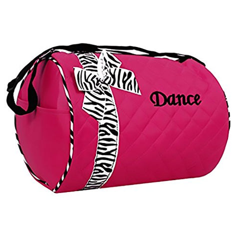 Girls Quilted Dance Duffel Bags