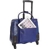 Hang Accessories Crocodile Rolling Carry On Trolley Bag - Wheeled Travel, Work, And Weekend Tote.