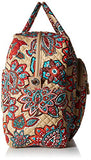 Vera Bradley Iconic Grand Weekender Travel Bag, Signature Cotton, Desert Floral + 1.50 Power