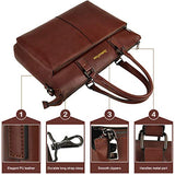 Briefcases for Men,15.6 inch Laptop Bag,Work Business Travel Computer Bag with Multi Pockets for