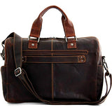 Jack Georges Voyager Top Zip Briefcase with Front Pocket (Brown)