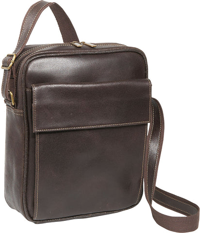 LeDonne Leather Distressed Ipad/E-reader Carry All Bag