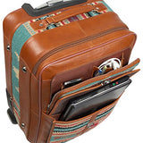 AmeriLeather Odyssey 2 Pc. Carry-On Set (Turquoise)