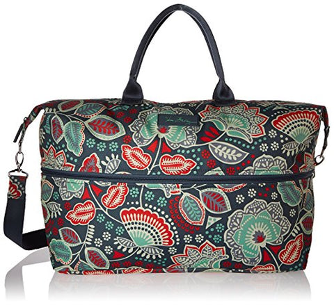 Vera Bradley Women's Lighten up Expandable Travel Bag, Nomadic Floral